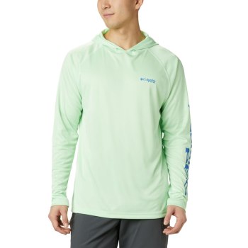 Columbia PFG Terminal Tackle Big, Sudaderas Con Capucha Azules Para Hombre | 619037-SAJ